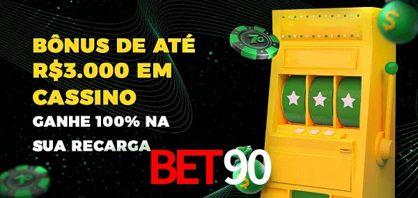 Bet90 melhor bônus de depósito